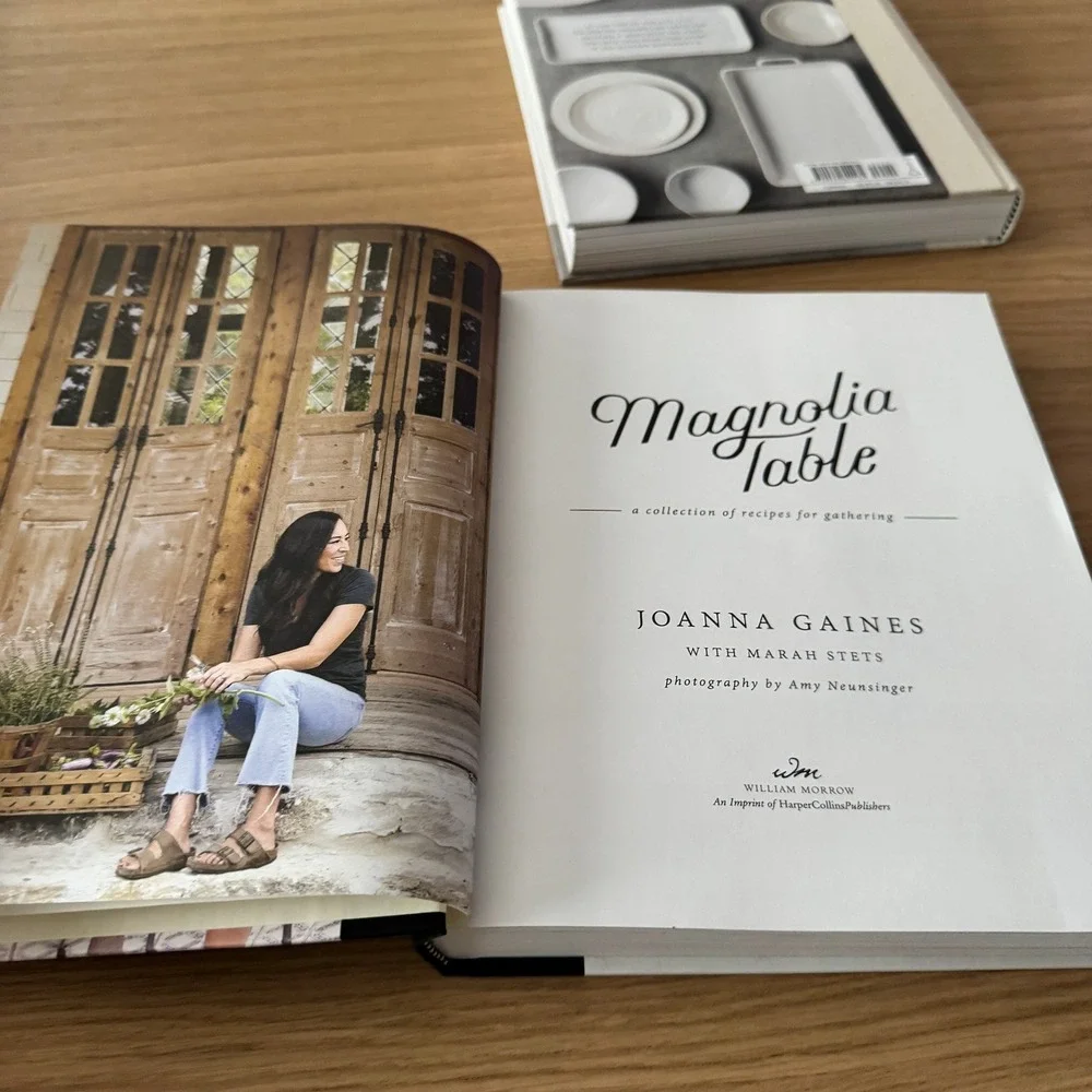 Joanna Gaines Magnolia Table Cookbook Set Volume 1 & 2 Hardcover Family Recipes